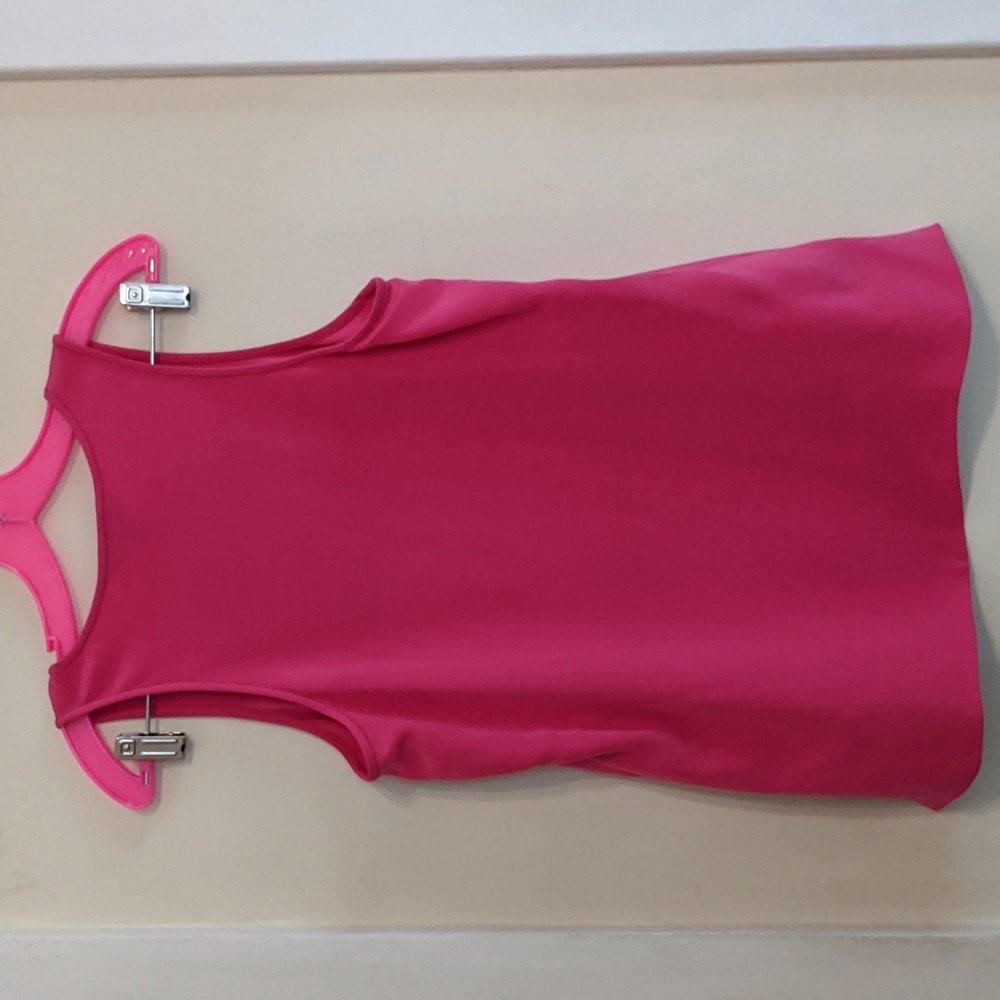 L.K. Bennett 💯 Silk Fuchsia Top Size 6 - Picture 4 of 5